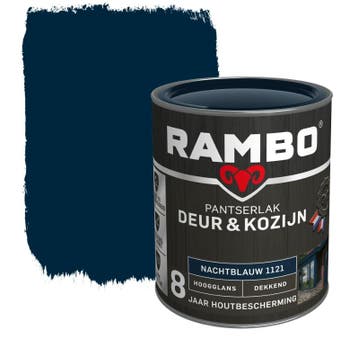Rambo Pantserlak Deur en Kozijn Nachtblauw 1.5L, Verzenden, Nieuw