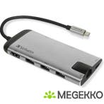 Verbatim 49142 USB-C Multiport Adapter Travel Dock, Verzenden