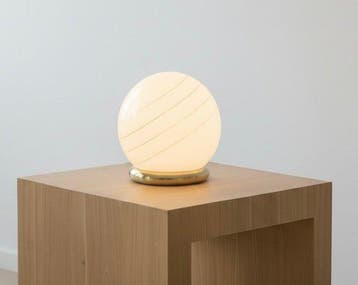 Massive - Lampe de table - Lampe de table à globe en verre -, Antiek en Kunst