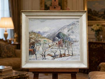 Mario Cortiello (1907-1982) - Hiver à la montagne, Antiquités & Art