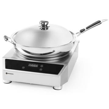 Inductiewokplaat + Wokpan | ProfiLine | 1 Kookpunt | 3.5kW, Verzenden, Nieuw in verpakking