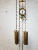 Slingerklok - Koper, Emaille - 1970-1980, Antiek en Kunst, Antiek | Klokken