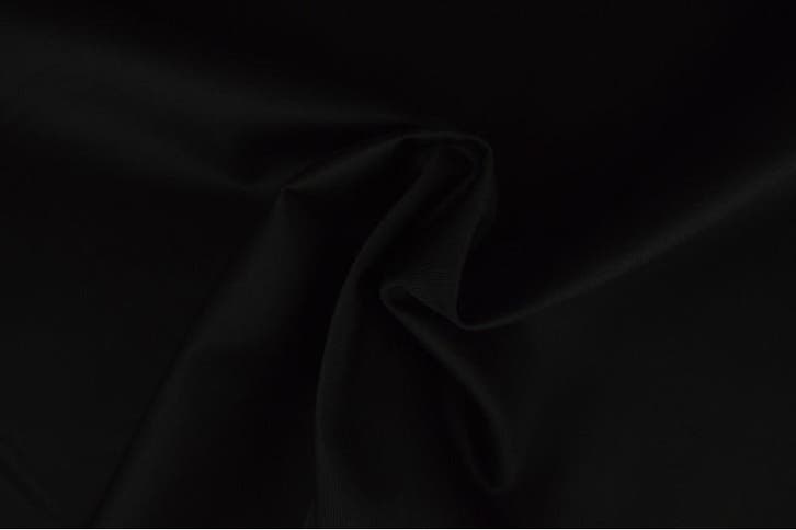 10 meter keperkatoen - Zwart - 150cm breed, Hobby en Vrije tijd, Stoffen en Lappen, 120 cm of meer, 200 cm of meer, Zwart, Nieuw