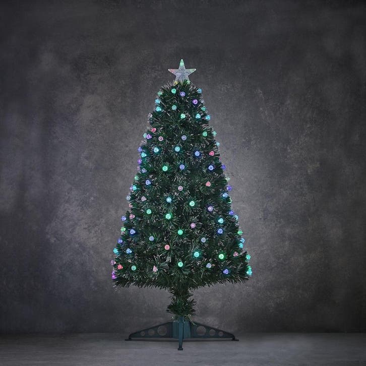 2dekans | Luca Lighting Genova kerstboom fibre optic – groen, Divers, Noël, Enlèvement ou Envoi