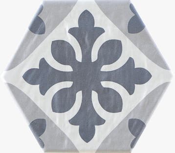 19,8x22,8 HEX SLOANE CEMENT Mat, Ophalen of Verzenden, Nieuw