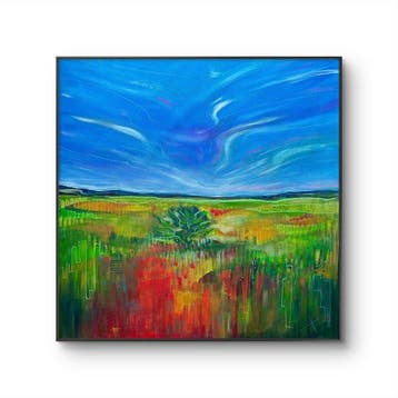 Luca Domiro - Wide Horizon - Large Original painting - No
