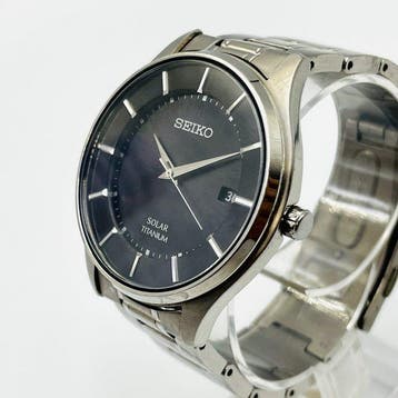 Seiko - Solar Titanium - Zonder minimumprijs - V157-0BX0 -