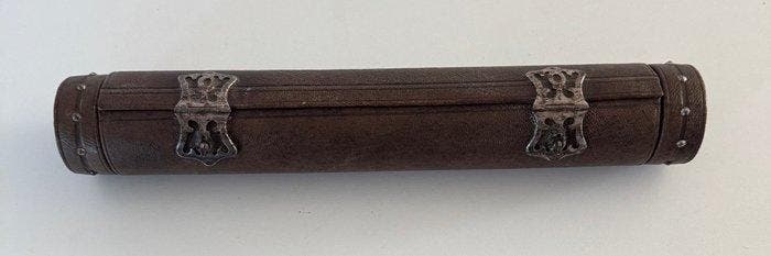 Sans prix de réserve - Encrier - Cuir, Collections, Stylos