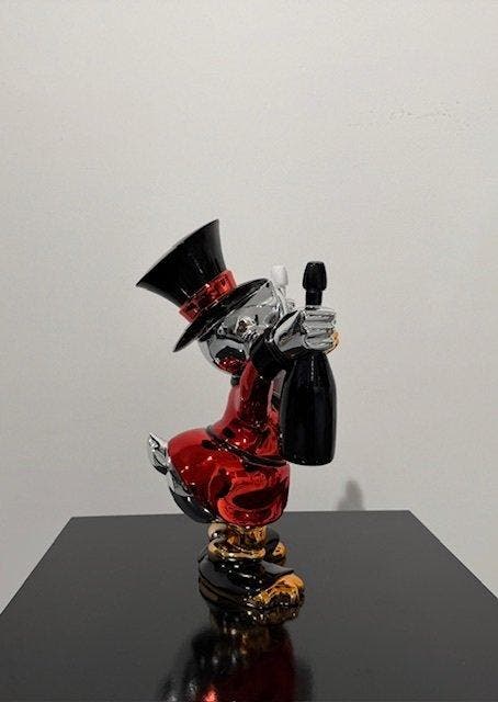 Van Apple - Champagne Duck, Antiek en Kunst, Kunst | Schilderijen | Modern