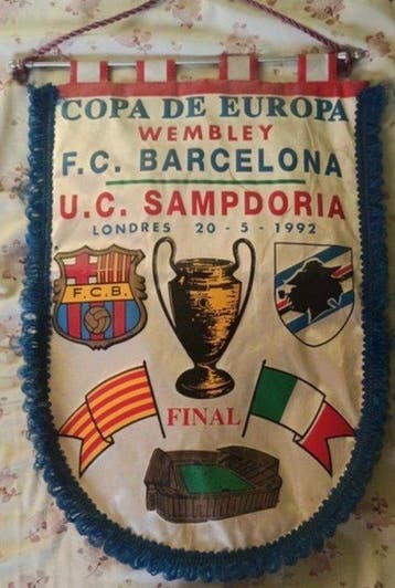 FC Barcelona - European Cup - 1992 - Vlag/wimpel, Nieuw