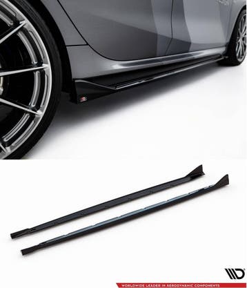 Side Skirts Diffuser V.2 voor BMW 1 serie F70 M135i / M-Pack, Auto diversen, Tuning en Styling, Ophalen of Verzenden