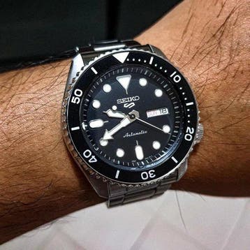 Seiko - Seiko Day-Date Sport Automatic Blak Dial Sub 100 -, Nieuw