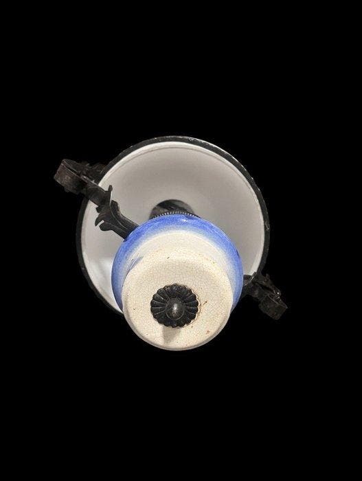 Plafondlamp - IJzer, Glas, Keramiek, Antiek en Kunst, Curiosa en Brocante