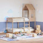 vidaXL Kinderbedhuisje 60x99x139,5 cm massief grenenhout, Verzenden, Nieuw