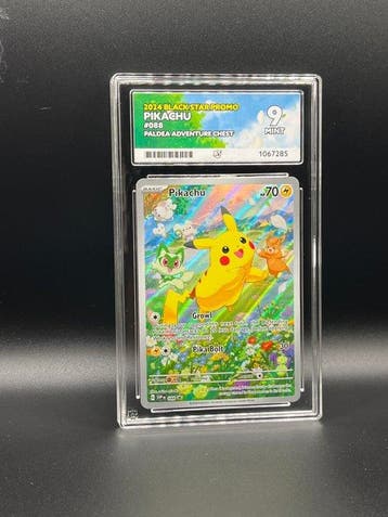Pokémon - 1 Graded card - Pikachu 088 Palsea Adventure Chest, Nieuw