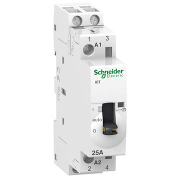 Schneider Ict 25A 2No Modulaire Contacteur 24Vac Handmatig -, Verzenden