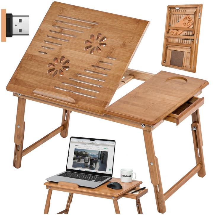Houten laptoptafel, Informatique & Logiciels, Chargeurs d'ordinateur portable, Envoi