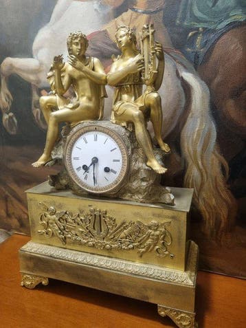 Figurale pendule - Brons - 1850-1900