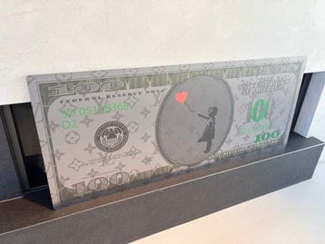 Rob VanMore - The Dollar by LV x Banksy XXL, Antiquités & Art