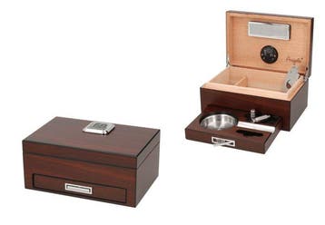 Zonder minimumprijs - Humidor - Hout - Angelo Humidorset, Verzamelen, Nieuw
