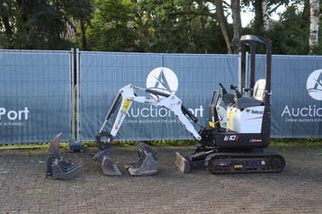 Veiling: Minigraver Bobcat E10Z Diesel 7.5kW 2019, Ophalen