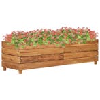 vidaXL Plantenbak verhoogd 150x40x38 cm gerecycled teakhout, Tuin en Terras, Verzenden, Nieuw
