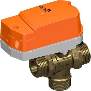 Belimo 3-Weg Kogelkraan G3/4 Kvs2.3 24VAC/DC Fail-Safe 75s, Bricolage & Construction, Verzenden