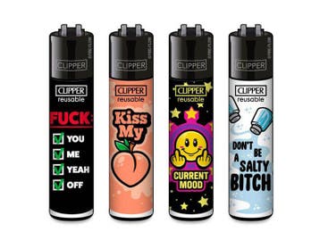 Clipper Aansteker - Funny Qoutes       1 stuks, Verzenden