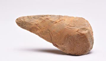 Paleolithisch Jasper midden paleolithische biface, Antiek en Kunst, Antiek | Overige Antiek
