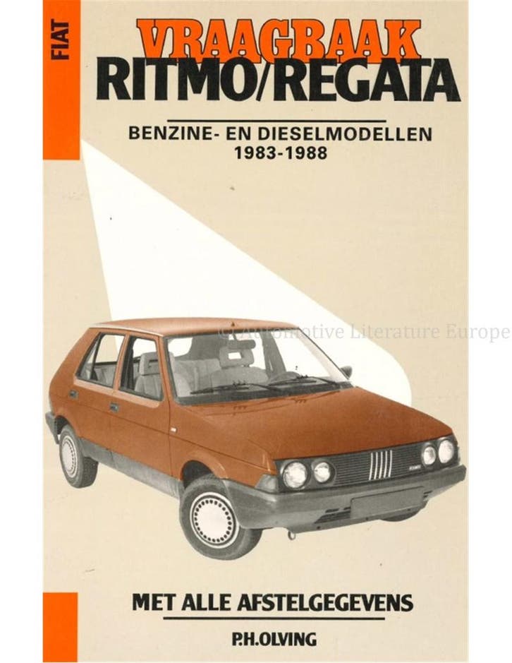 1983-1988  FIAT RITMO | REGATA 60 | 70 | 85, BENZINE | DIE.., Auto diversen, Handleidingen en Instructieboekjes, Ophalen of Verzenden