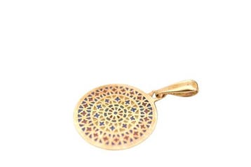 Pendentif - 19,2 carats Or jaune - Rosaces gothiques