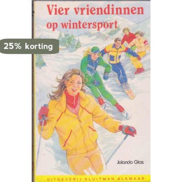 VIER VRIENDINNEN. OP WINTERSPORT 9789020604061 Glas, Verzenden, Gelezen, Glas