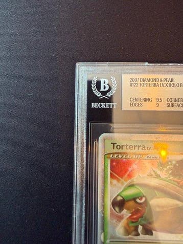 Pokémon - 1 Graded card - Torterra LV.X 122/130 Foil -