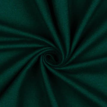 10 meter flanel stof - Donkergroen - 100% katoen, Verzenden, 120 cm of meer, Katoen, Groen