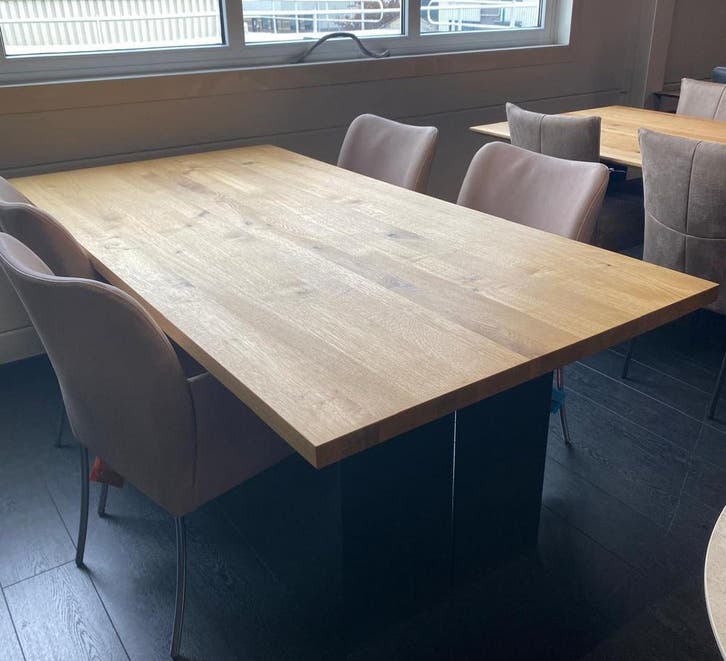 bert plantagie Eettafel Santiago - Ongebruikt, Huis en Inrichting, Tafels | Eettafels, Zo goed als nieuw, 200 cm of meer, Eikenhout