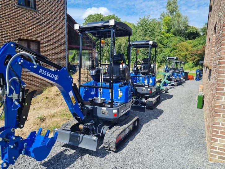 Rippa R15 - 1,5 ton Full option - Kubota - NIEUW 2j garantie, Zakelijke goederen, Machines en Bouw | Kranen en Graafmachines, Graafmachine