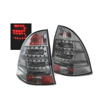 FEUX ARRIÈRE POUR MERCEDES W203 KOMBI 00-07 LED FUMÉ, Verzenden