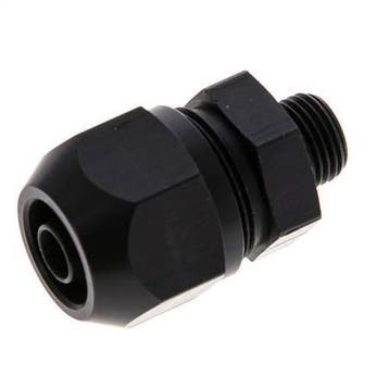 9x6mm & G1/8'' Aluminium Rechte Knelfitting Buitendraad, Verzenden, Nieuw
