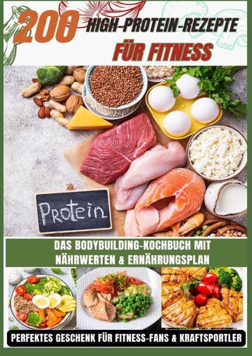 200 High-Protein-Rezepte Für Fitness: Das Bodybuilding-Kochb, Verzenden, Nieuw, Mia Fitwell