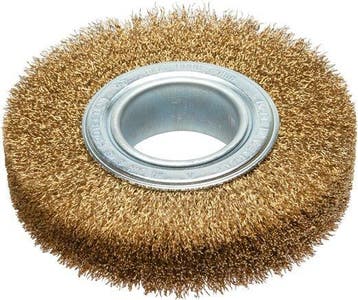 Brosse ronde 150 mm Fil de laiton 50 mm Trou demplacement, Bricolage & Construction, Verzenden