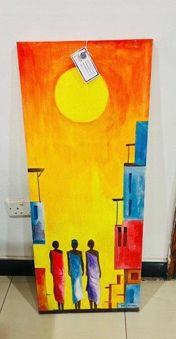 Twice - Afro Urban Sunset, Antiquités & Art