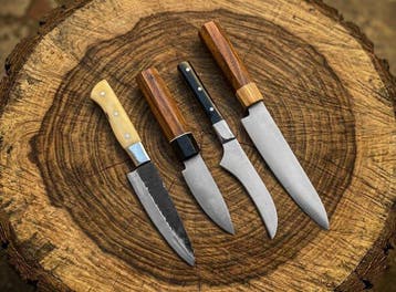 Kitchen knife set, Chefs Set, Multi Purpose, Hand-Forged