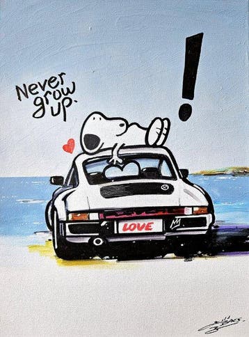 Baes Gerald (1975) - Porsche 911 Snoopy Pop Art