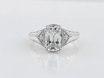 Ring - 14 karaat Witgoud - 2.17ct. tw. Diamant (Lab-grown) -, Nieuw