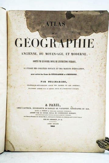 Delamarche - Atlas de la Géographie ancienne, du moyen-âge, Boeken, Nieuw