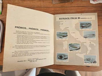 1990 Disvenda World Cup Colecção de 450 Cromos Autocolantes, Nieuw