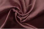 15 meter satijn stof - Donker oud roze - 100% polyester, Verzenden, 120 cm of meer, Roze, Satijn of Zijde