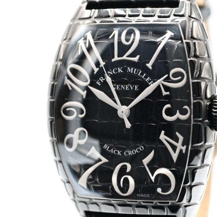 Franck Muller - Tonneau Curvex - 9880 BLK CRO - Homme - 2012, Bijoux, Sacs & Beauté, Montres | Hommes