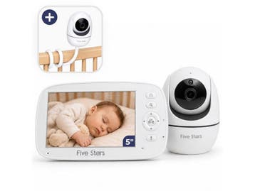 Five Stars® Dream One - Babyfoon met Camera - 720p HD - 5, Verzenden, Nieuw