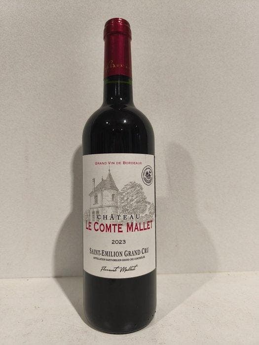 2023 Château Le Comte Mallet - Saint-Émilion Grand Cru - 7, Collections, Vins